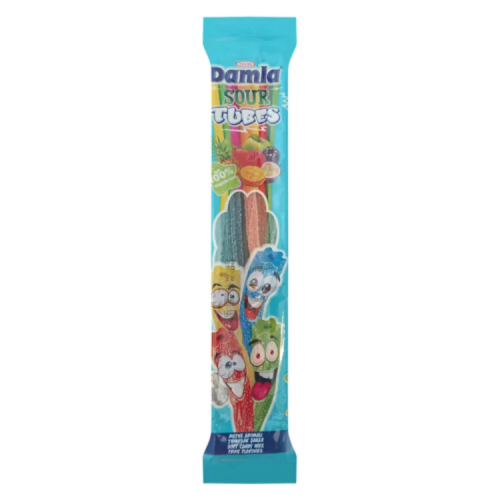 Damla Sour Tubes Mix Fruit 35g