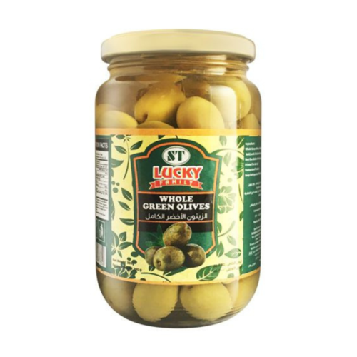 Lucky Farm Whole Green Olives 335g