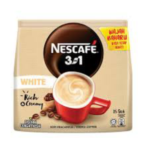 Nescafe 3 in 1 White 15nos pk