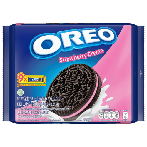 Oreo Strawberry 3p Pk 27.6g